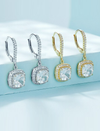 Sterling Silver Cubic Zircon Drop Earrings