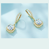 Sterling Silver Cubic Zircon Drop Earrings