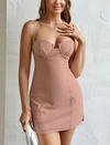 Sweet Cut-out Backless Bandage Dress