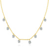 Sterling Silver Sparkling AAAAA Zircon Necklace