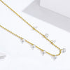 Sterling Silver Sparkling AAAAA Zircon Necklace