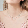 Sterling Silver Sparkling AAAAA Zircon Necklace