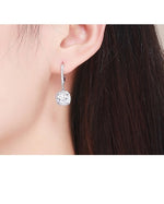 Sterling Silver Cubic Zircon Drop Earrings