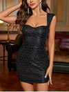 Lace Backless Bandage Camisole Dress