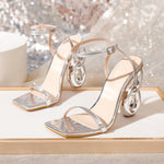 Square Head Ring High Heel