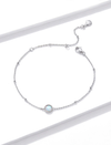 925 Sterling Silver Opal Bracelet