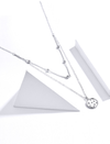 925 Sterling Silver Double Sky Star Necklace