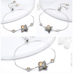 925 Sterling Silver Cute Bee Bracelet