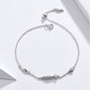 925 Sterling Silver Feather Bracelet