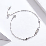 925 Sterling Silver Feather Bracelet