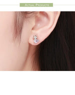 Sterling Silver Cute Animal Stud Earrings