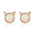 Sterling Silver Cute Animal Stud Earrings