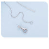 Sterling Silver Glossy Heart Jewelry Set