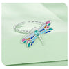 Sterling Silver Dragonfly & Earrings Adjustable Ring