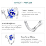 Sterling Silver Flower Open Ring