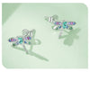 Sterling Silver Dragonfly & Earrings Adjustable Ring